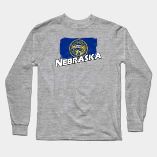 Nebraska flag Long Sleeve T-Shirt